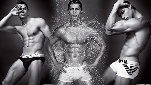 cristiano ronaldo armani underwear. and then instantly looked